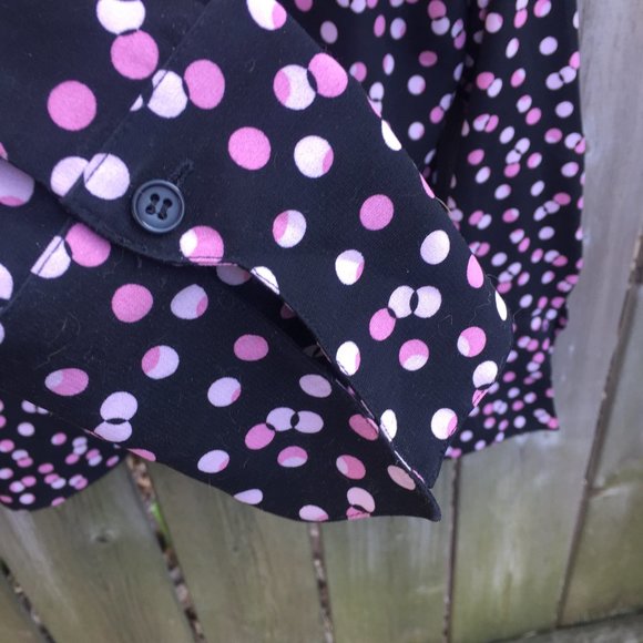 Fred David vintage black & pink button down - size SP - Picture 6 of 6